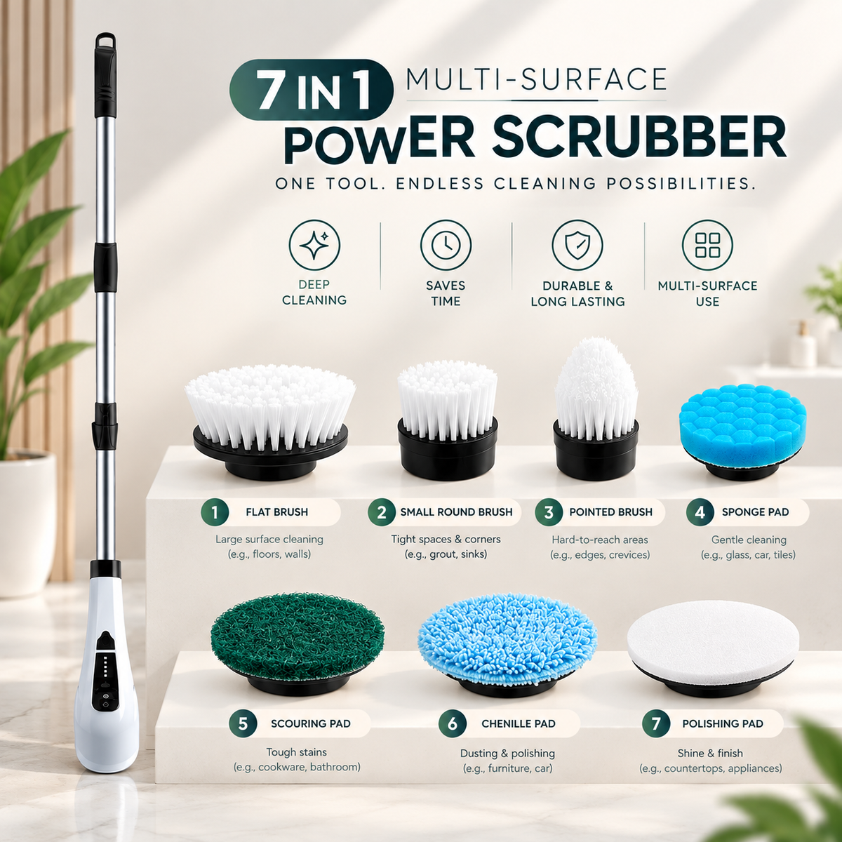 ScrubFresh — Cordless Electric Cleaning Brush