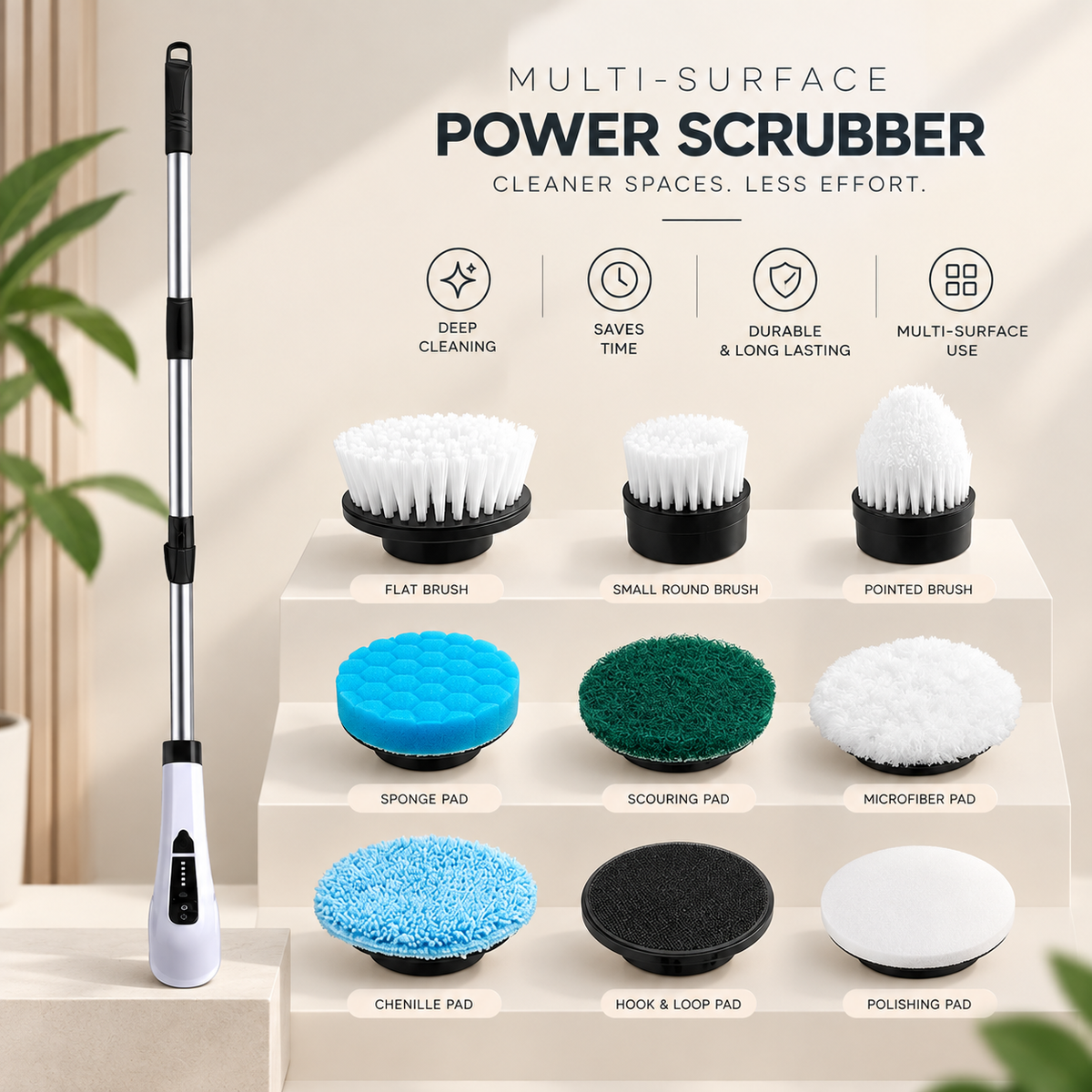 ScrubFresh — Cordless Electric Cleaning Brush